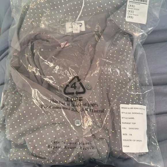 Song of Style Earnest Top & Sevyn Pant in Dove Grey NWT - Picture 10 of 13